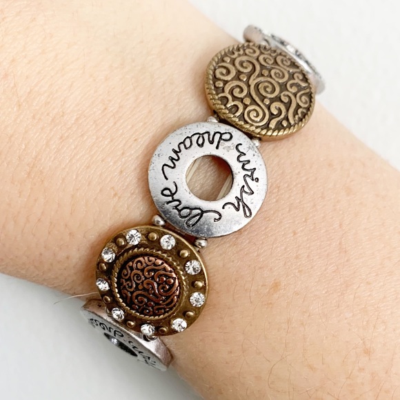 BRACELET Token Love, Dream, Wish Elastic Bracelet - Picture 2 of 7